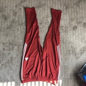 ADIDAS RED/COPPER JOGGERS SWEATS